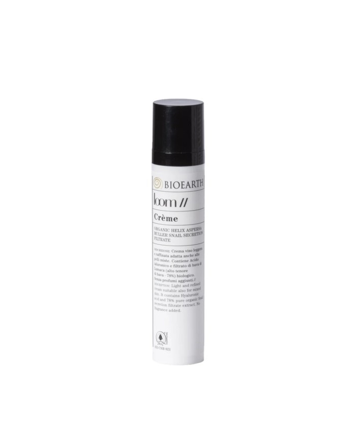 LOOM CREME ALLA BAVA DI LUMACA BIOEARTH 50 ml