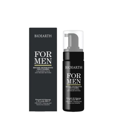🎁 IDEA REGALO NOVITÀ ❗️KIT ROUTINE Uomo VISO E BARBA 150 ml/ 50 ml di Bioearth