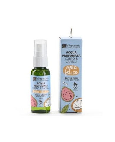 🎁 IDEA REGALO NOVITÀ ❗️Isola Felice ACQUA PROFUMATA corpo e capelli 30 ml di La Saponaria