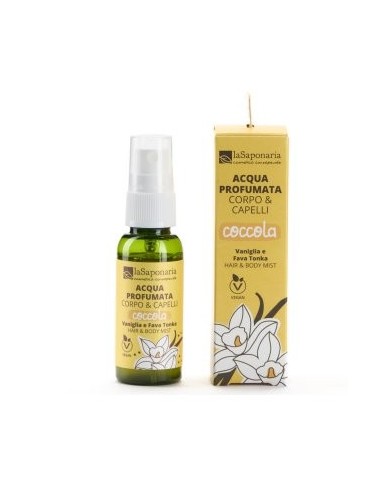 🎁 IDEA REGALO NOVITÀ ❗️Coccola - ACQUA PROFUMATA corpo e capelli 30 ml di La Saponaria