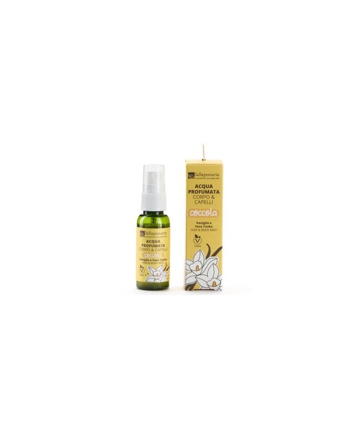 🎁 IDEA REGALO NOVITÀ ❗️Coccola - ACQUA PROFUMATA corpo e capelli 30 ml di La Saponaria